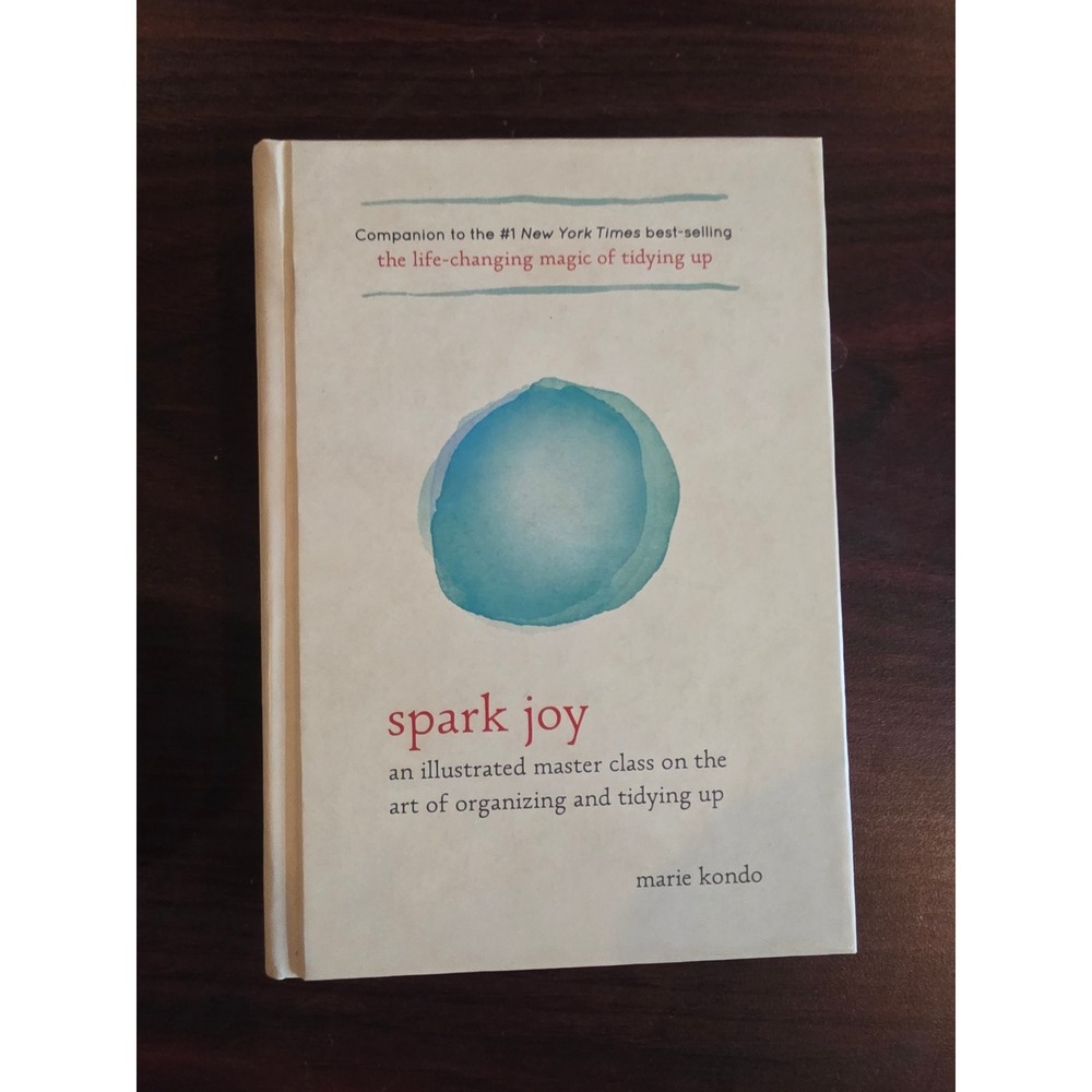 Spark Joy by Marie Kondo Illustrated Guide to Tidying Up Book